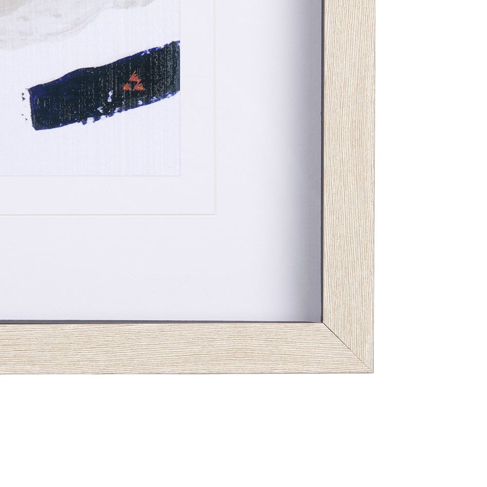Mercana - Color Blocks II by Mercana Studio a Hand Embellished Textured Framed Art Print Matted under Glass - 14154 view 3
