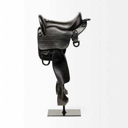 Mercana - Colt III 8L x 9W Black Equestrian-Inspired English Horse Saddle - 68936 view 2