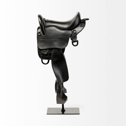 Mercana - Colt III 8L x 9W Black Equestrian-Inspired English Horse Saddle - 68936 view 2