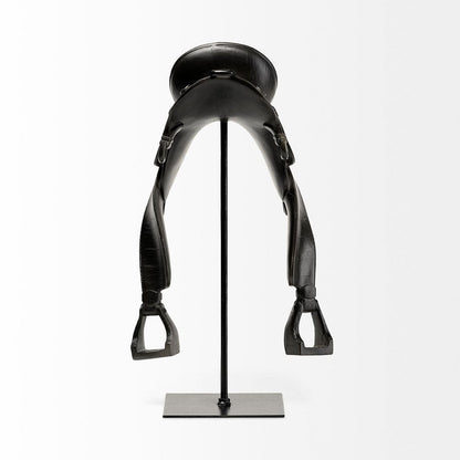 Mercana - Colt III 8L x 9W Black Equestrian-Inspired English Horse Saddle - 68936 view 3