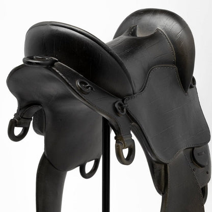 Mercana - Colt III 8L x 9W Black Equestrian-Inspired English Horse Saddle - 68936 view 5