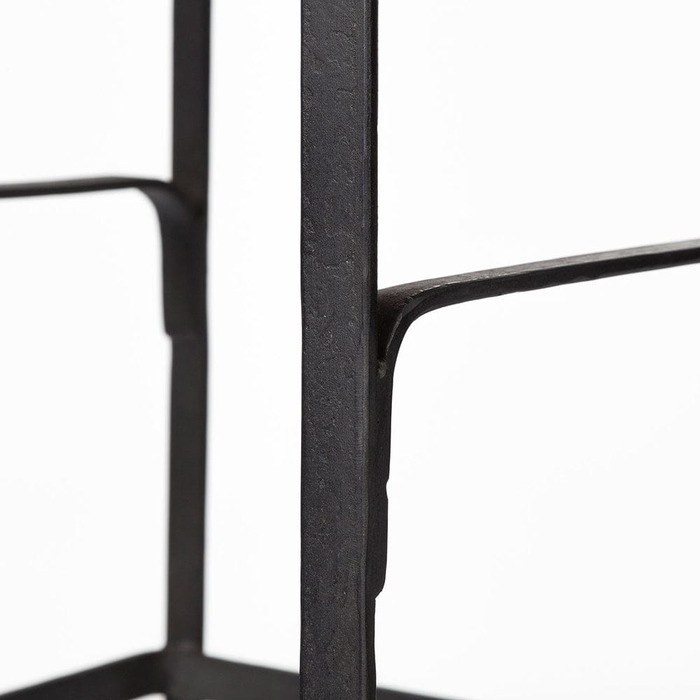Mercana - Conan 25" Seat Height Brown Wood Seat Black Metal Frame Counter Stool - 69008_CLOSEOUT view 11