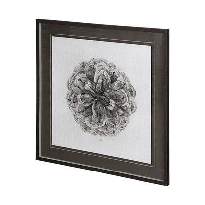 Mercana - Cone of View I by Mercana Studio a Hand Embellished Textured Framed Art Print Matted under Glass - 12420 view 1