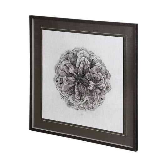 Mercana - Cone of View I by Mercana Studio a Hand Embellished Textured Framed Art Print Matted under Glass - 12420 view 1