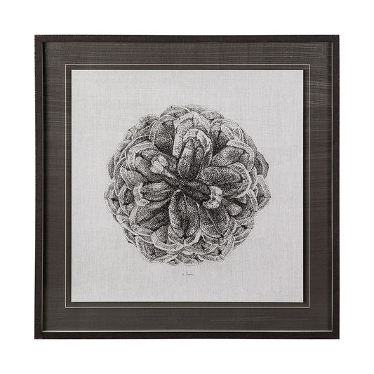 Mercana - Cone of View I by Mercana Studio a Hand Embellished Textured Framed Art Print Matted under Glass - 12420 view 2