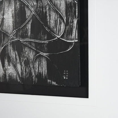 Mercana - Continuous Strand II by Studio M a handmade Original Framed Artwork under Glass - 15086 view 6