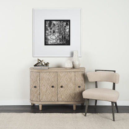 Mercana - Continuous Strand II by Studio M a handmade Original Framed Artwork under Glass - 15086 view 8