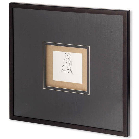 Mercana - Contour Figure 2 by Stefano Altamura a Hand Embellished Textured Framed Art Print Matted under Glass - 10312 view 1