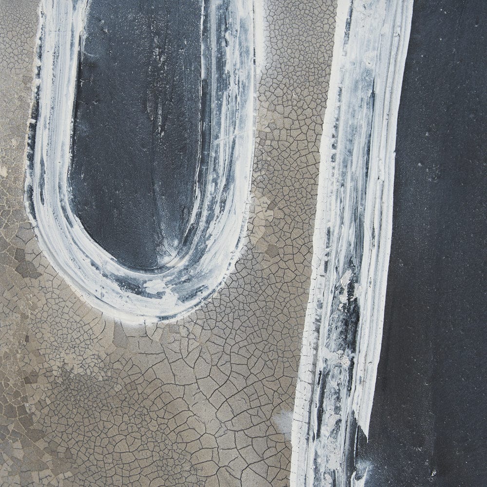Mercana - Contrasting Paths I by Studio M a handmade Original Framed 3D Textured Artwork under Glass - 15256 view 7