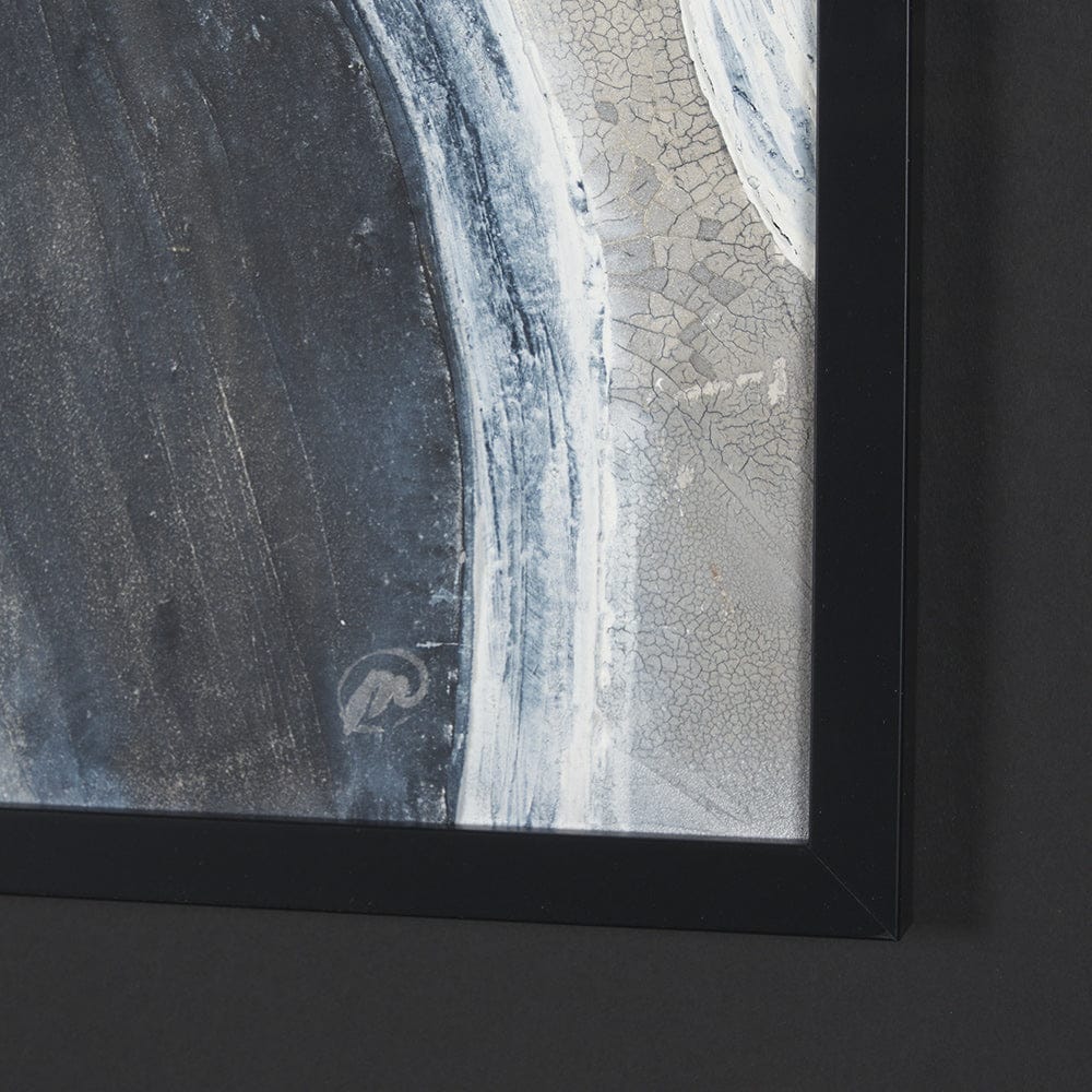 Mercana - Contrasting Paths II by Studio M a handmade Original Framed 3D Textured Artwork under Glass - 15257 view 6