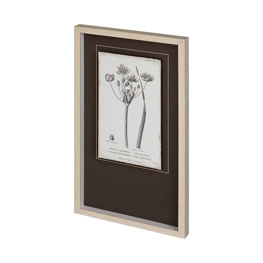 Mercana - Conversations on Botany II by Mercana Studio Hand Embellished Framed Art Print Matted under Glass - 12341 view 1