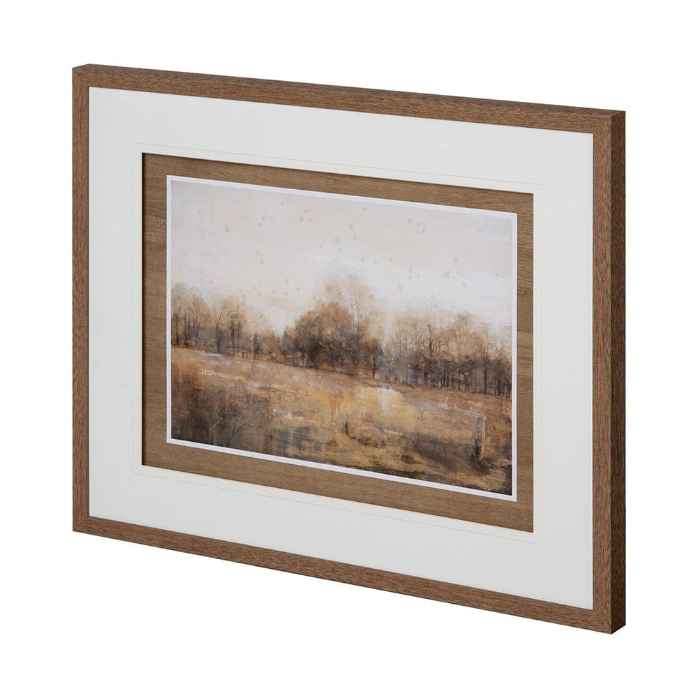 Mercana - Copper Glaze Landscape by Matina Theodosiou Hand Embellished Framed Art Print Matted under Glass - 12074 view 1
