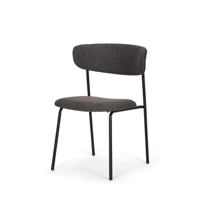 Mercana - Corey Dining Chair w/ Gray Fabric & Matte Black Metal (Set of 2) - 70253 view 1
