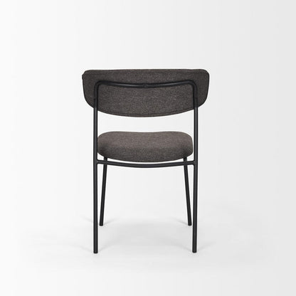 Mercana - Corey Dining Chair w/ Gray Fabric & Matte Black Metal (Set of 2) - 70253 view 4