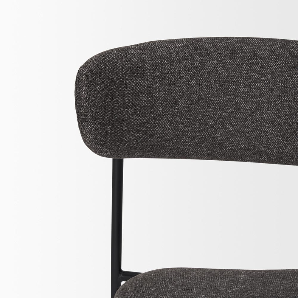 Mercana - Corey Dining Chair w/ Gray Fabric & Matte Black Metal (Set of 2) - 70253 view 7
