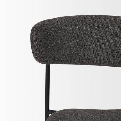 Mercana - Corey Dining Chair w/ Gray Fabric & Matte Black Metal (Set of 2) - 70253 view 7