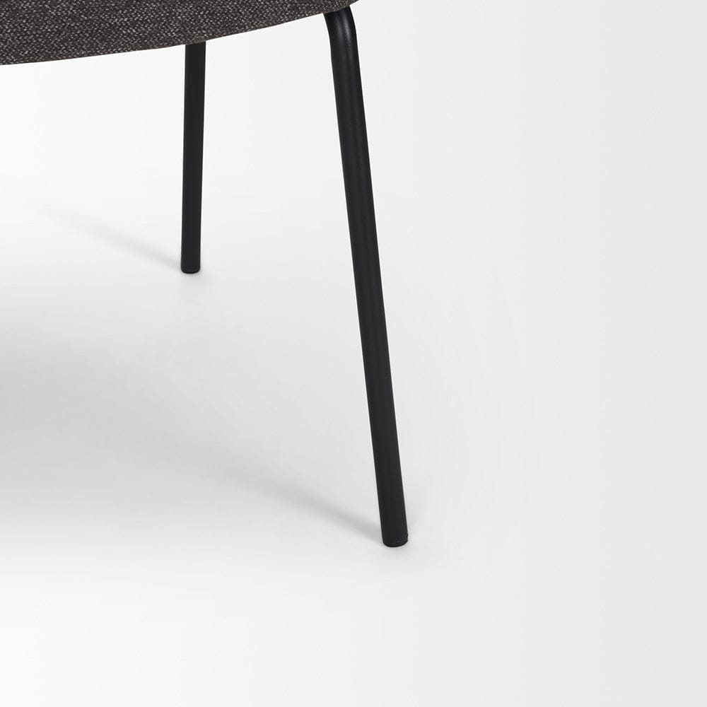 Mercana - Corey Dining Chair w/ Gray Fabric & Matte Black Metal (Set of 2) - 70253 view 9