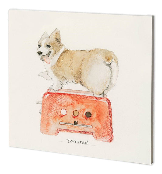 Mercana - Corgi's Backery II by Mercana Studio a Hand Embellished Textured Canvas - 100875-L view 1