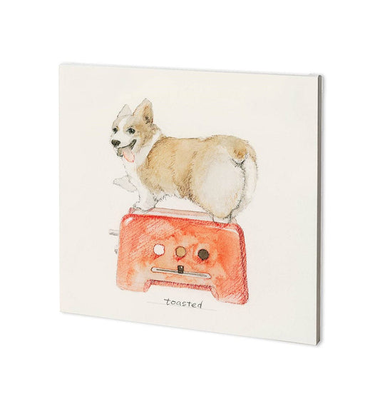 Mercana - Corgi's Backery II by Mercana Studio a Hand Embellished Textured Canvas - 100875-S view 1