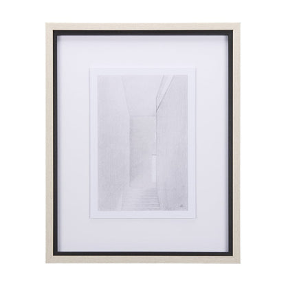 Mercana - Corridor I by Mercana Studio a Hand Embellished Textured Framed Art Print Matted under Glass - 14137 view 1