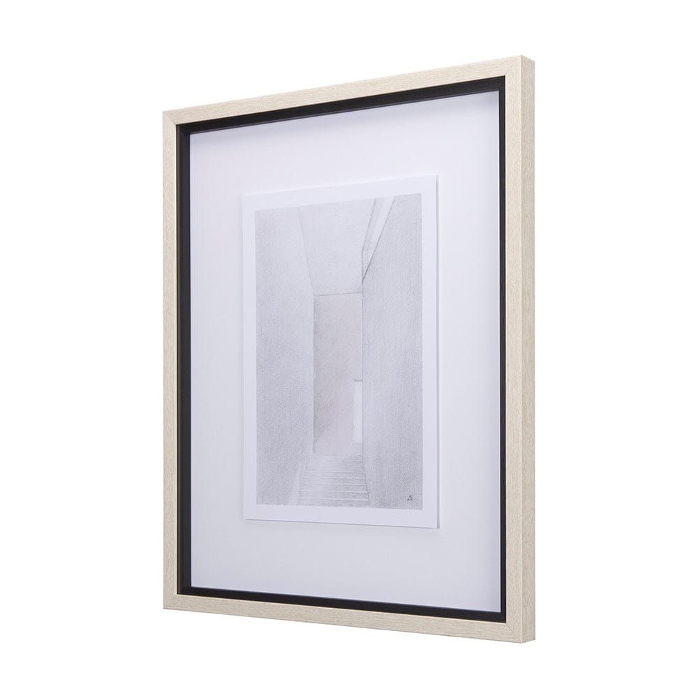 Mercana - Corridor I by Mercana Studio a Hand Embellished Textured Framed Art Print Matted under Glass - 14137 view 2