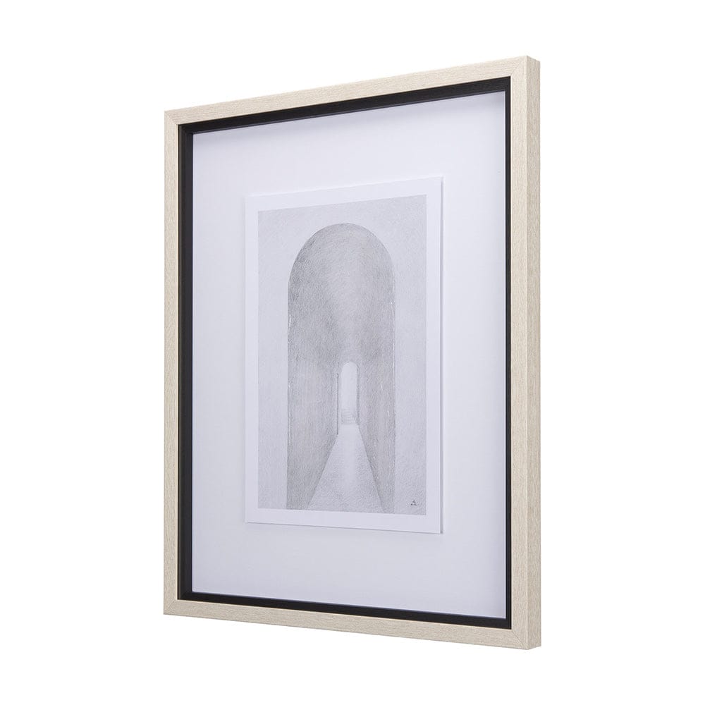 Mercana - Corridor II by Mercana Studio a Hand Embellished Textured Framed Art Print Matted under Glass - 14138 view 2
