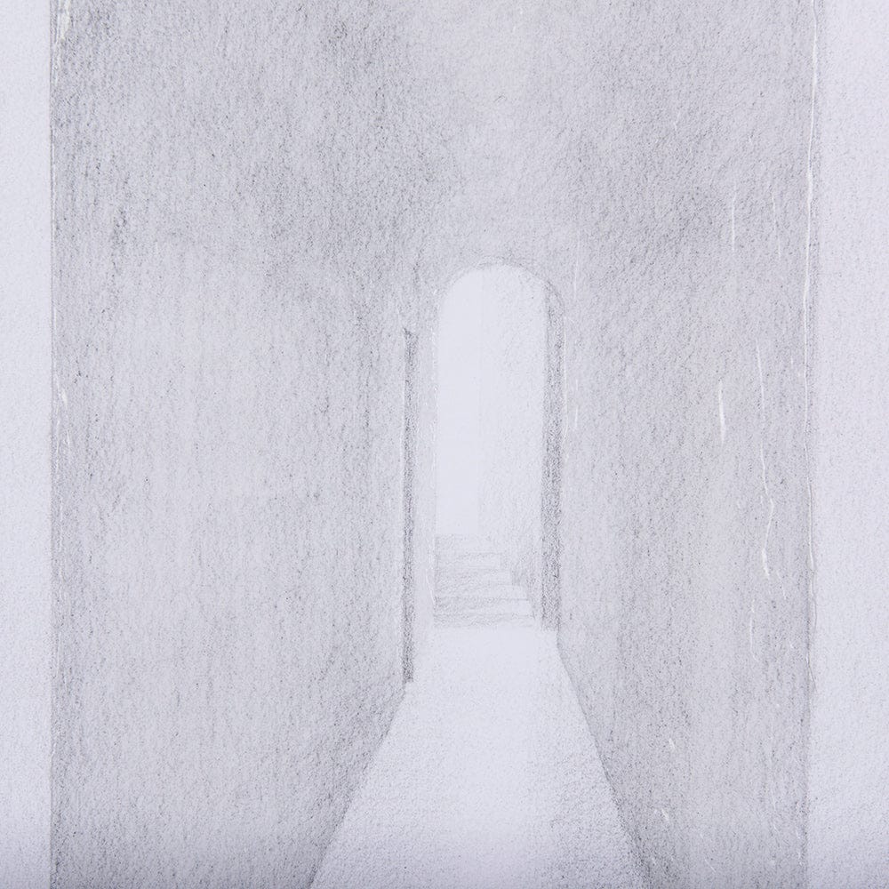 Mercana - Corridor II by Mercana Studio a Hand Embellished Textured Framed Art Print Matted under Glass - 14138 view 7