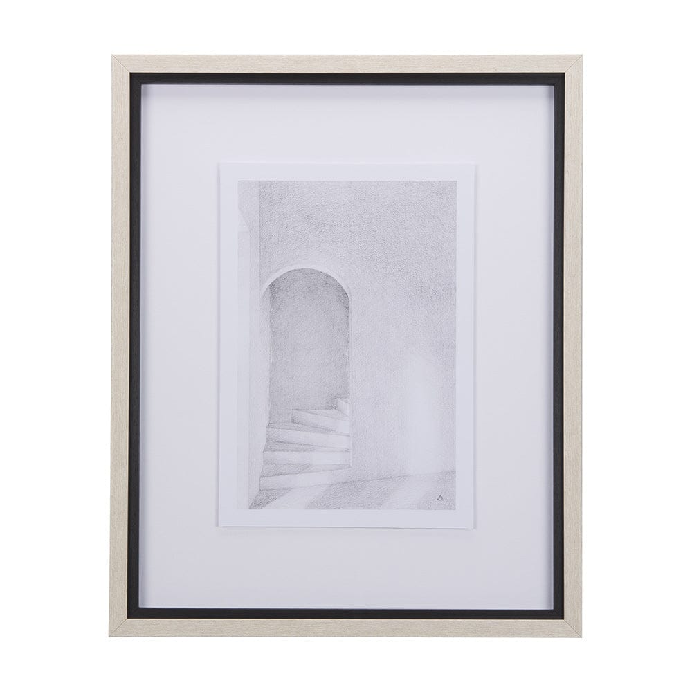 Mercana - Corridor III by Mercana Studio a Hand Embellished Textured Framed Art Print Matted under Glass - 14139 view 1