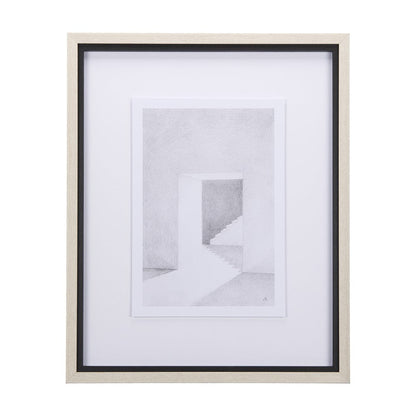 Mercana - Corridor IV by Mercana Studio a Hand Embellished Textured Framed Art Print Matted under Glass - 14140 view 1