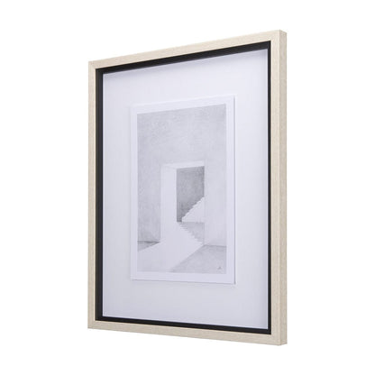 Mercana - Corridor IV by Mercana Studio a Hand Embellished Textured Framed Art Print Matted under Glass - 14140 view 2