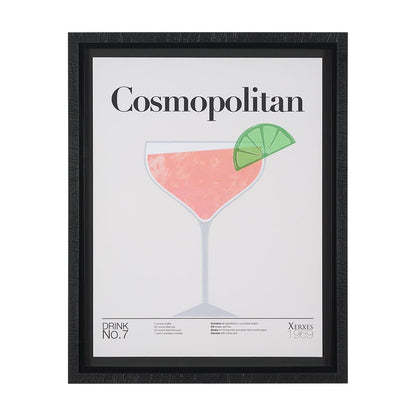 Mercana - Cosmopolitan by Mercana Studio a Hand Embelished Textured Framed Art Print Matted under Glass - 15433 view 1