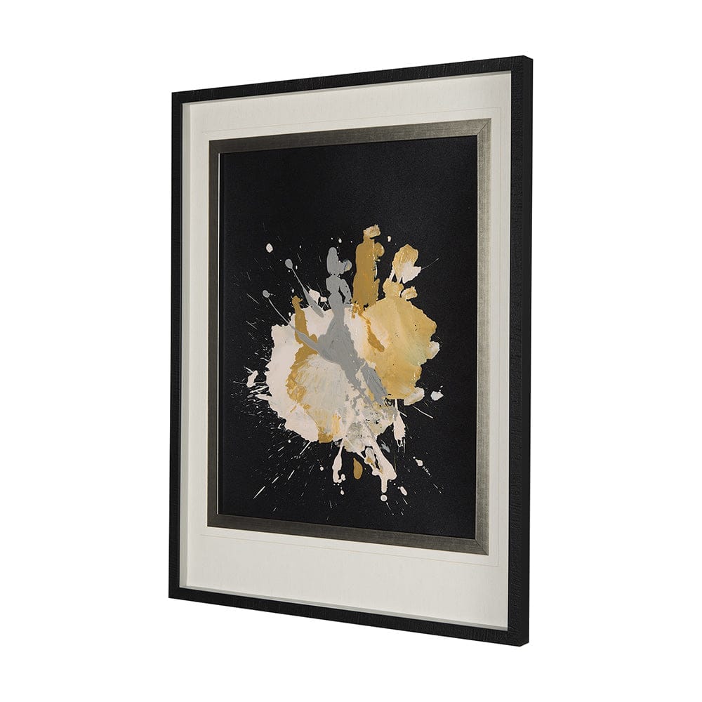 Mercana - Cosmos II by Mercana Studio a Hand Embellished Textured Framed Art Print Matted under Glass - 14756 view 5