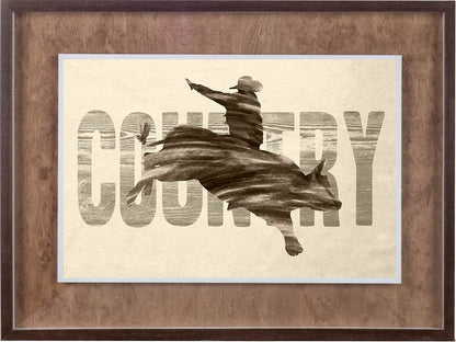 Mercana - Country by THE Studio a Framed Art Print Matted under Glass - 10274 view 2