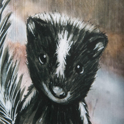 Mercana - Country Skunk by Mercana Studio a Hand Embellished Textured Canvas - 102028-L view 4