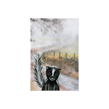 Mercana - Country Skunk by Mercana Studio a Hand Embellished Textured Canvas - 102028-S view 1