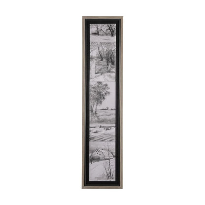 Mercana - Countryside Sketches I by Ariana a Hand Embellished Textured Framed Art Print - 14905 view 1