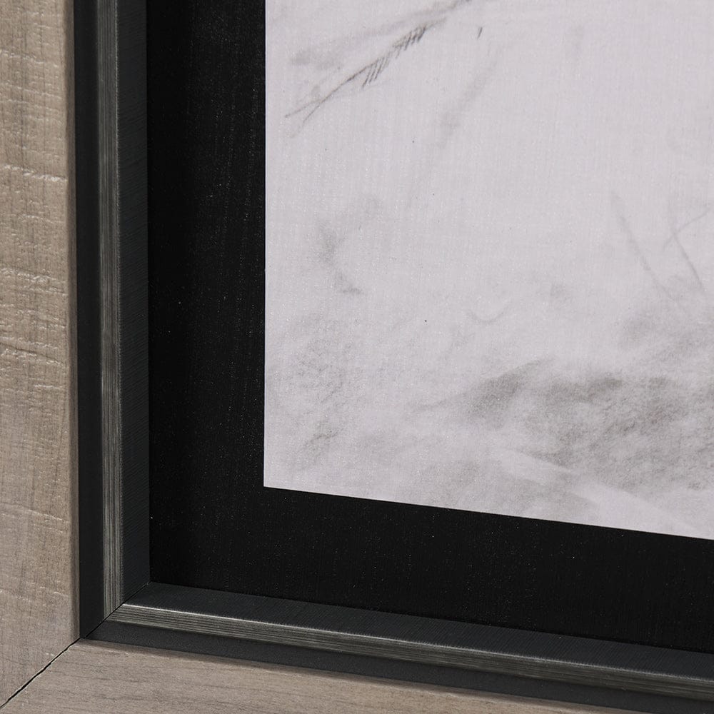 Mercana - Countryside Sketches I by Ariana a Hand Embellished Textured Framed Art Print - 14905 view 5