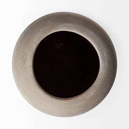 Mercana - Cove Grey/Brown Ceramic Vase - 68906_CLOSEOUT view 2