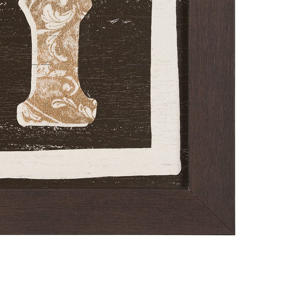 Mercana - Cowboy Culture - Howdy by Mercana Studio a Hand Embelished Textured Framed Art Print - 15419 view 3