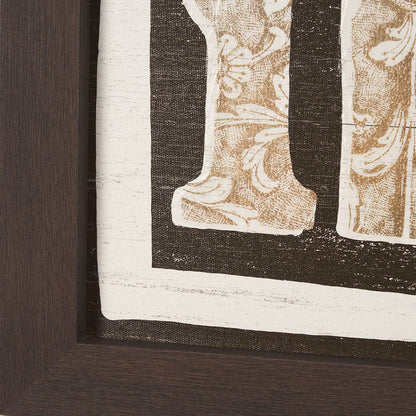 Mercana - Cowboy Culture - Howdy by Mercana Studio a Hand Embelished Textured Framed Art Print - 15419 view 5
