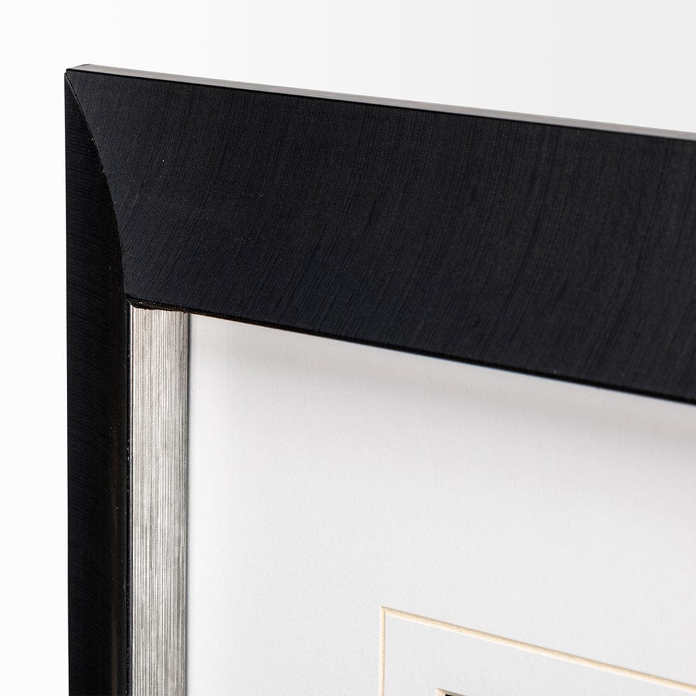 Mercana - Cracking Blocks by Studio M a handmade Original Framed Artwork under Glass - 12763 view 3