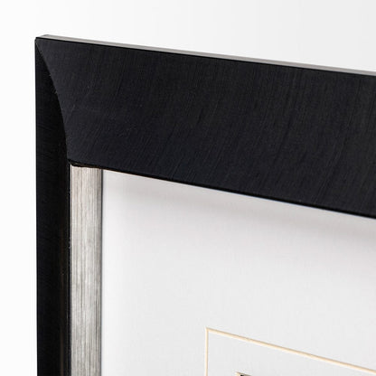 Mercana - Cracking Blocks by Studio M a handmade Original Framed Artwork under Glass - 12763 view 3