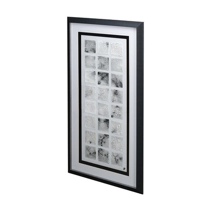 Mercana - Cracking Blocks by Studio M a handmade Original Framed Artwork under Glass - 12763 view 4