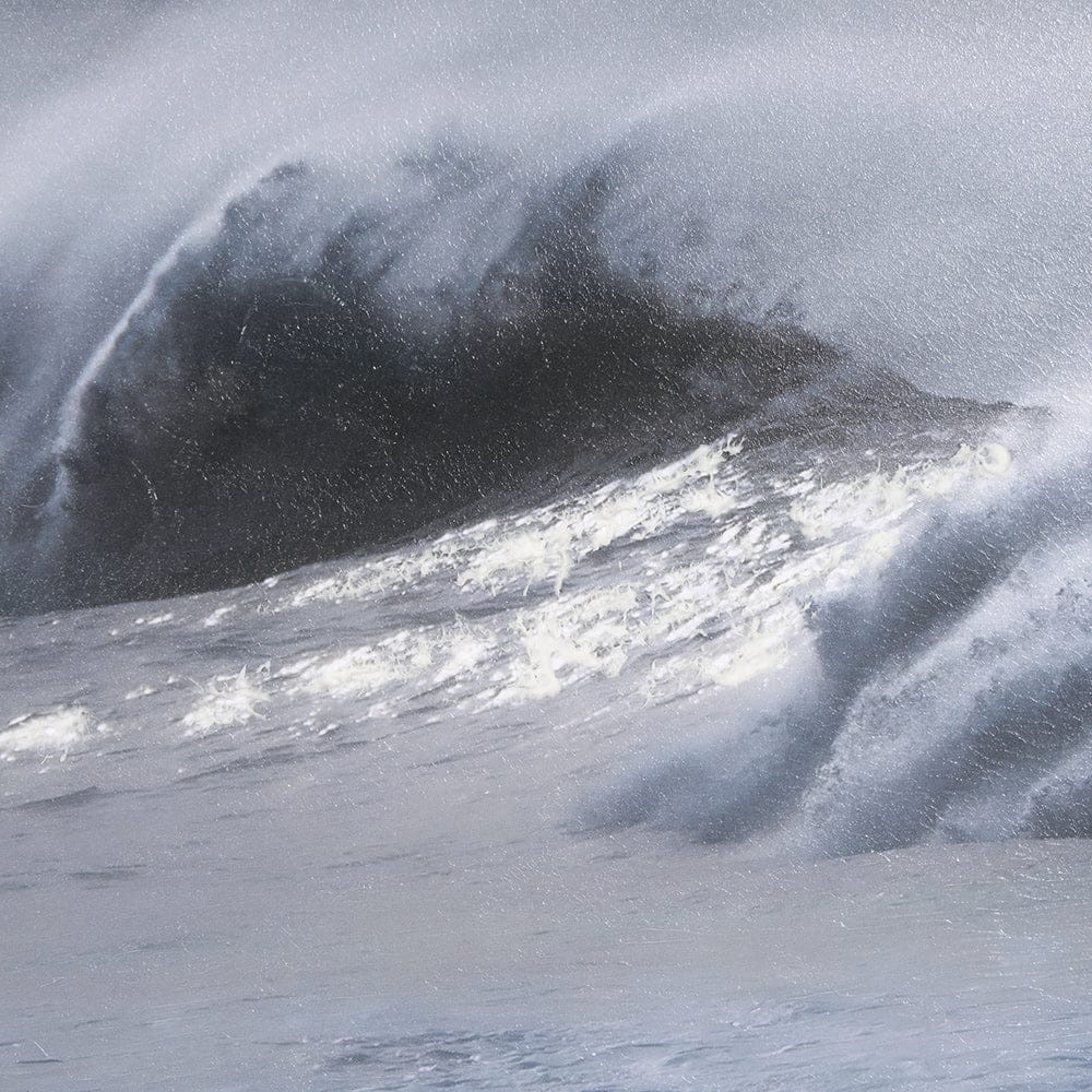 Mercana - Crashing Wave by Chad Mackay a Hand Embellished Textured Framed Art Print Matted under Glass - 15212 view 6
