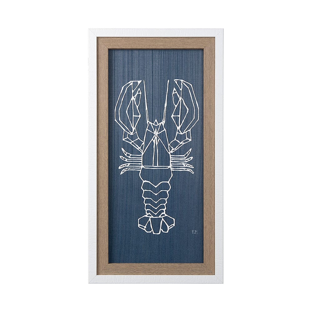 Mercana - Crawfish II by Mercana Studio a Hand Embellished Textured Framed Art Print - 14041 view 1
