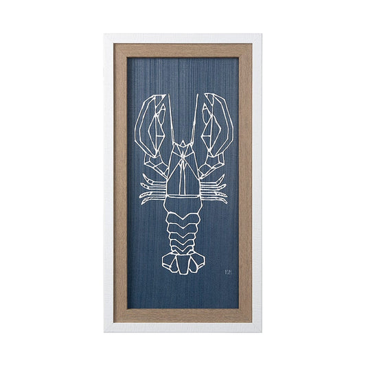 Mercana - Crawfish II by Mercana Studio a Hand Embellished Textured Framed Art Print - 14041 view 1