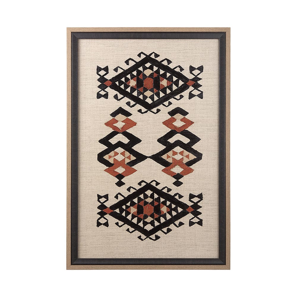 Mercana - Creamy Tapestry I by Mercana Studio a Hand Embellished Textured Framed Art Print - 14016 view 1