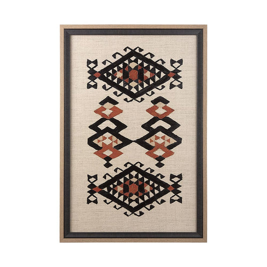 Mercana - Creamy Tapestry I by Mercana Studio a Hand Embellished Textured Framed Art Print - 14016 view 1