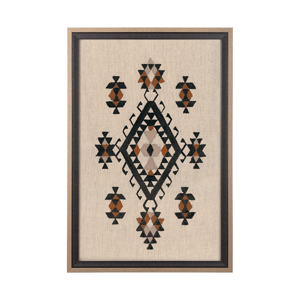 Mercana - Creamy Tapestry II by Mercana Studio a Hand Embellished Textured Framed Art Print - 14017 view 1