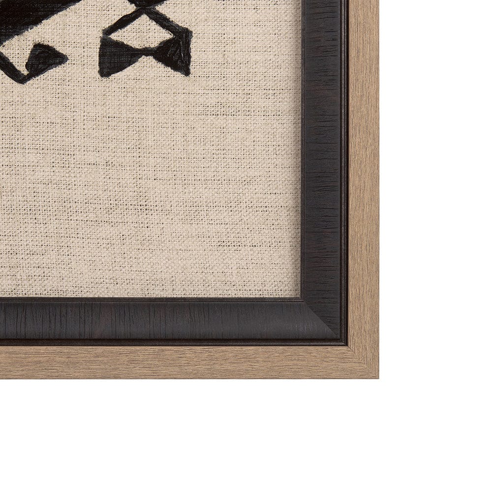 Mercana - Creamy Tapestry II by Mercana Studio a Hand Embellished Textured Framed Art Print - 14017 view 3